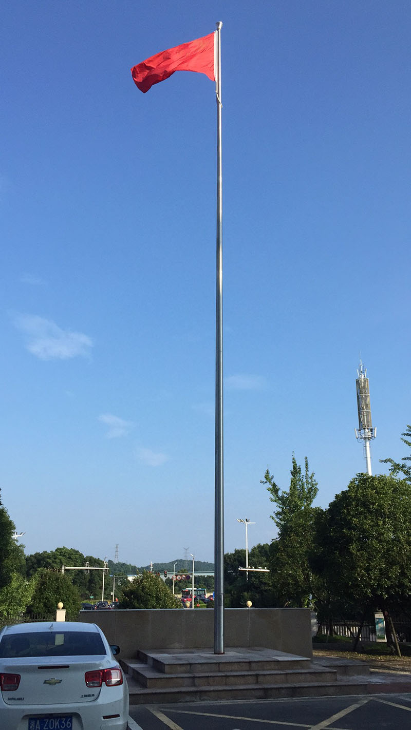 广场旗杆25